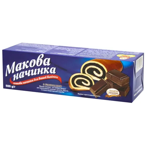 Макова начинка Santa Vita з шоколадом 500г