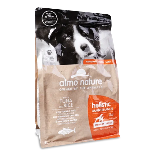 Корм для собак Almo Nature Holistic серед/бол тун-рис, в/ґ, 1 кг
