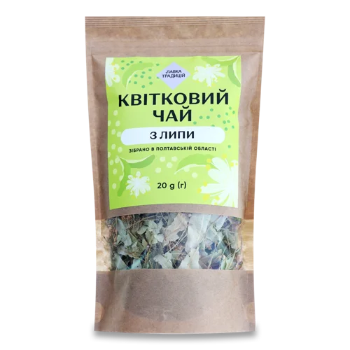 Чай Квітковий З Липи, Вищого Ґатунку, Картонна Упаковка, 20г