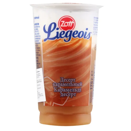 Десерт 2.5% молочний з вершковим мусом Карамельний Zott Liegeois 175г