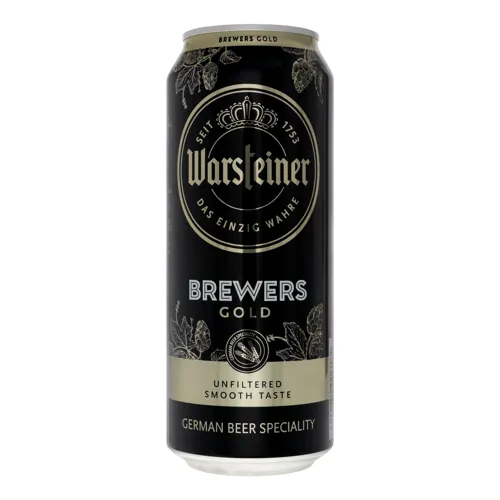 Пиво 0.5л 5.2% напівтемне пастеризоване Brewers Gold Warsteiner