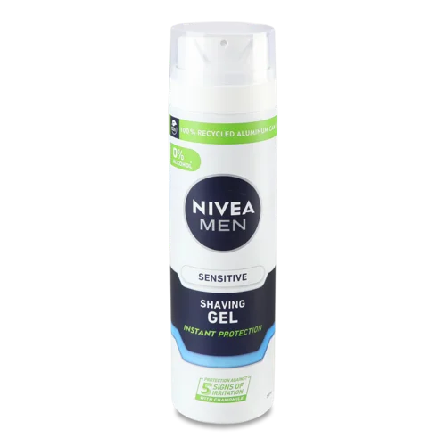 Гель для Гоління Instant Protection Sensitive Nivea Men, 200мл