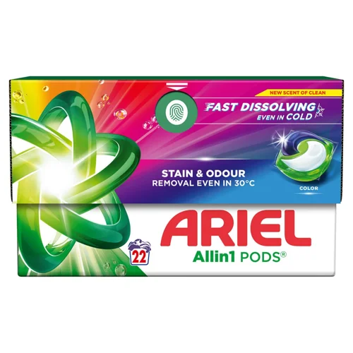 Капсули для прання Ariel Allin1 Pods Color 22шт