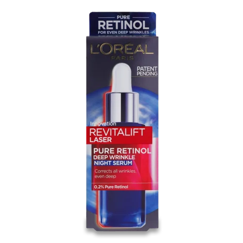 Крем для Обличчя Нічний Проти Глибоких Зморшок Pure Retinol Revitalift Laser, 30мл
