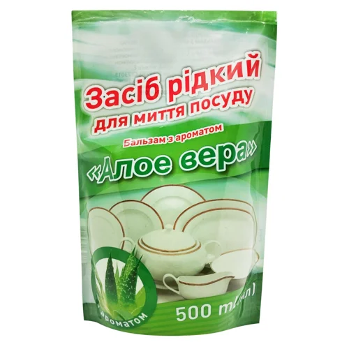Засіб для миття посуду з ароматом алое 500мл