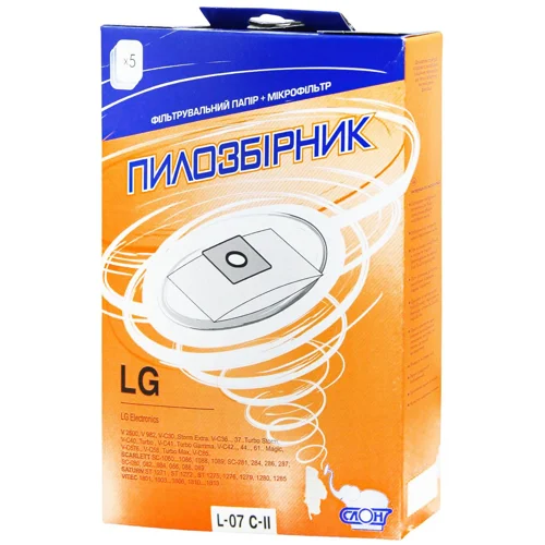 Мішок-пилозбірник Слон одноразовий для пилососа О\Р L-07 LG