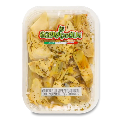 Артишоки В/ґ Le Squisivoglie Різані Зі Спеціями, 400г