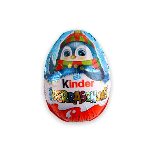 Яйце шоколадне Kinder Classic з сюрпризом новорічне 20г