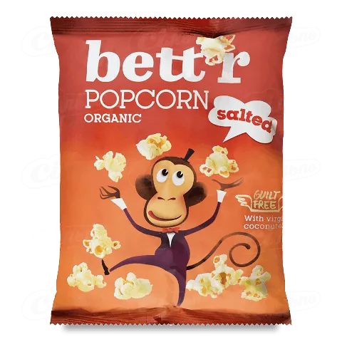 Попкорн Bett'r з морською сіллю, 60г