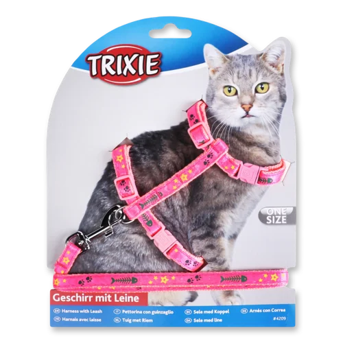 Шлейка з повідцем для собак №4209, One Size, Триксі 1шт