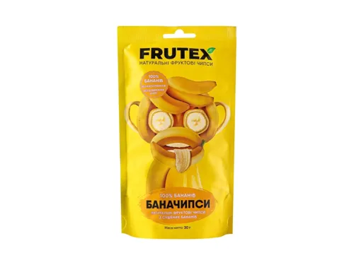 Чіпси фруктові натуральні Баначипси Frutex д/п 30г