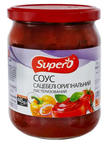 Соус Сацебелі оригінальний Supero 485г
