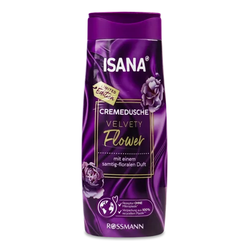 Крем-гель Для Душу Velvety Flower Isana, 300мл