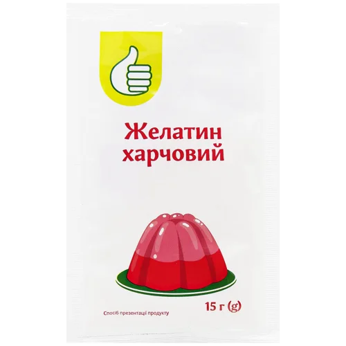 Желатин Auchan харчовий 15г