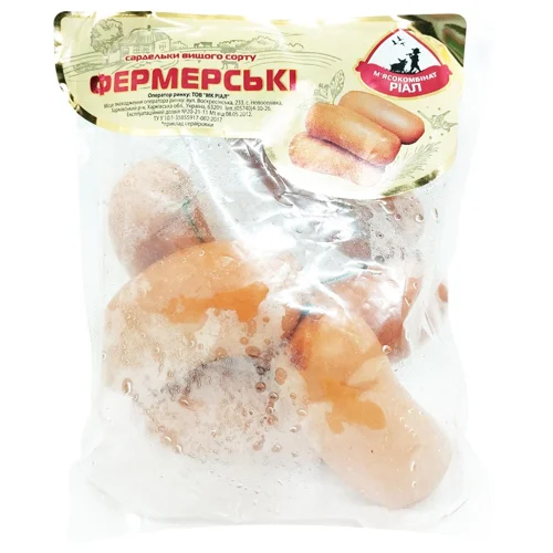 Сардельки МК Ріал Фермерські вищий сорт