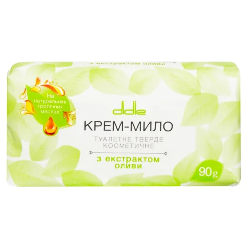 Крем-мило туалетне Didie косметичне з екстрактом оливи 90г