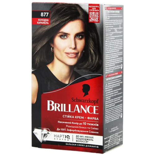 Фарба для волосся Brillance 877 Холодна карамель