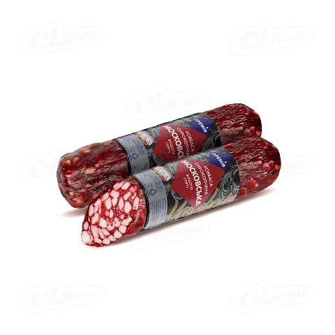 Ковбаса «Премія»® «Українська» сиров'ялена вищого ґатунку в упаковці м'ясної продукції, кг