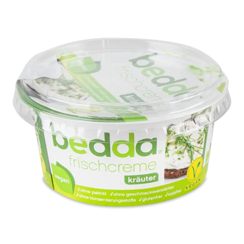 Крем-Сир Рослинний Зі Зеленню Bedda, ст 150 г