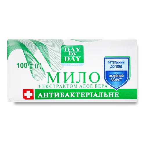 Туалетне Тверде Мило з Екстрактом Алое Віра Антибактеріальне, 100 г