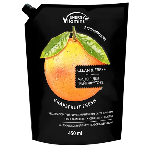 Мило рідке Energy of Vitamins Грейпфрут 450мл