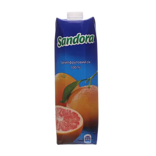 Нектар грейпфрутовий неосвітлений Sandora т/п 0.95л