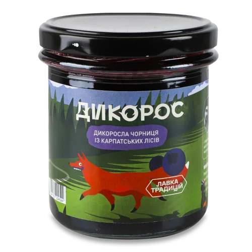 Чорниця Дикоросла Вищого Ґатунку, С/Б 330г