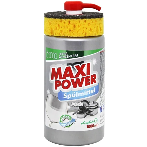Засіб для миття посуду Maxi Power Платинум 1л