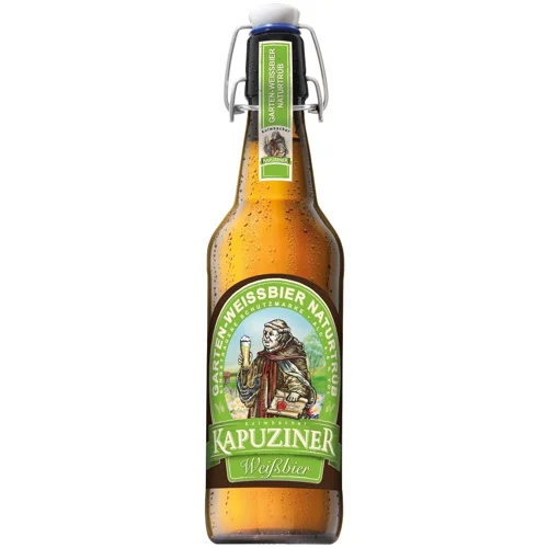 Пиво Kapuziner Weissbier світле нефільтроване 5.4% 0,5л