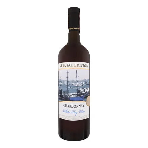 Вино 0.75л 10-14% біле сухе Chardonnay Французький бульвар пл