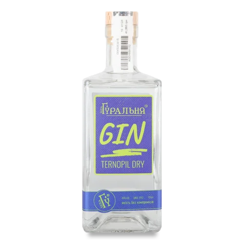 Джин Ternopil Dry, Вищого Ґатунку, 45% Алкоголю, 700мл