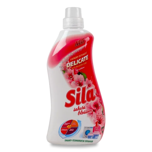 Засіб для Прання Sakura Blossom Delicate, Силіконізований, 1л