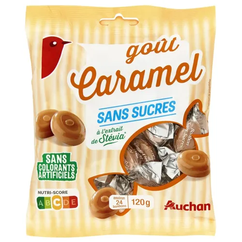 Карамель Ашан без цукру 120г