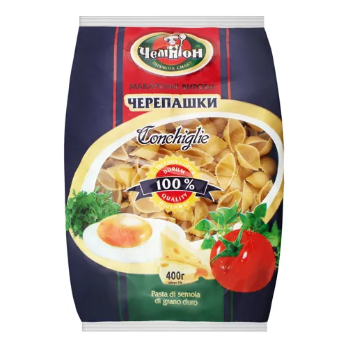 Вироби макаронні Сonchiglie Чемпіон м/у 450г