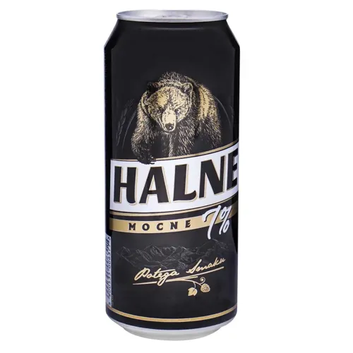 Пиво Halne Mocne світле 7% 0,5л