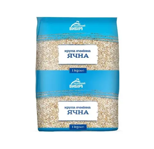 Крупа Розумний вибір Ячна м/уп 1 кг