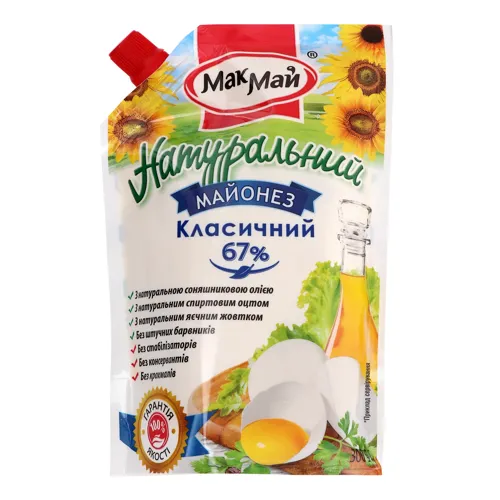 Майонез 67% Класичний МакМай д/п 300г