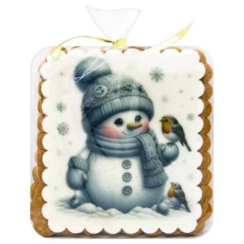 "ПРЯН З ШОК ""СНІГОВИК З ПТАШКАМИ"""