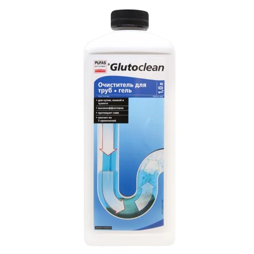 Засіб для прочищення труб Glutoclean 1л