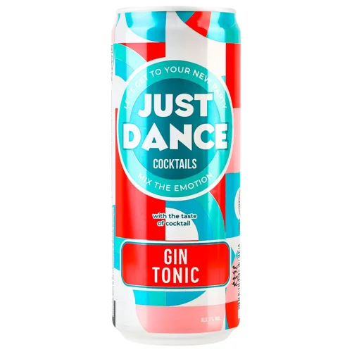 Напій слабоалкогольний Just Dance Gin Tonic 7% 0,33л
