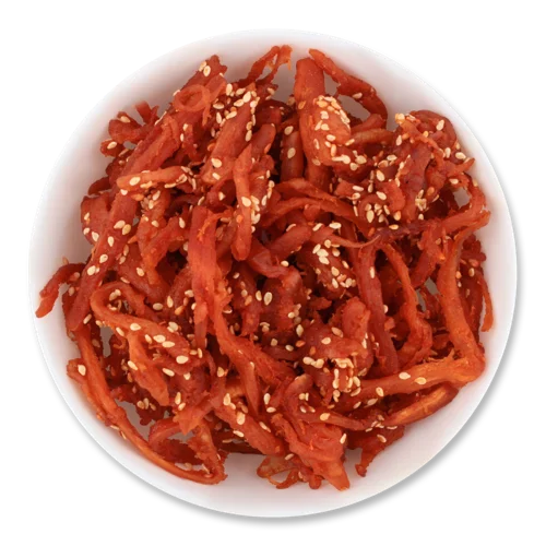 Солено-Сушений Кальмар З Кунжутом, в/ґ, 1 кг