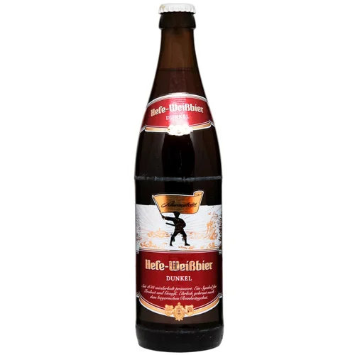 Пиво Schwarzbrau Hefe-Weissbier Dunkel темне нефільтроване 5,4% 0,5л