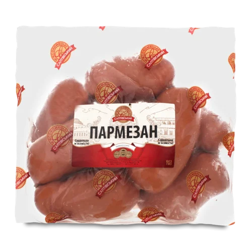 Сардельки Варені Пармезан Салтівський М'ясокомбінат, кг