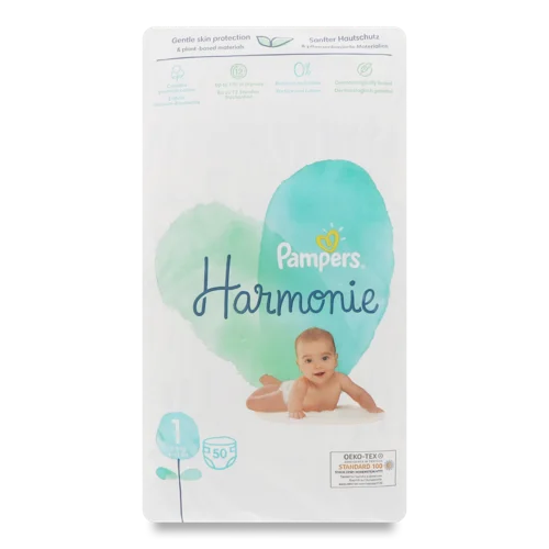 Підгузки Дитячі Harmonie Pampers 2-5 кг, 50 шт, в/ґ
