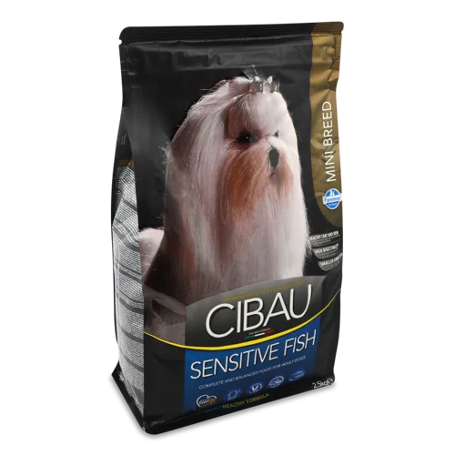 Корм сухий повнораціонний для дорослих собак Fish Mini Sensitive, в/ґ, м/у 2.5кг