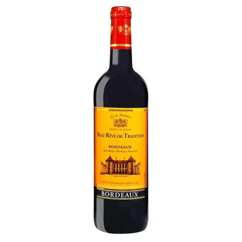Вино Beau Reve de Tradition Rouge Sec Bordeaux червоне сухе 12.5% 0,75л