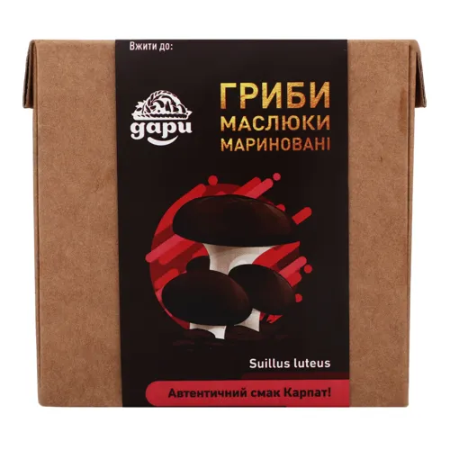 Гриби мариновані Маслюки Дари Гуцульщини к/у 348г