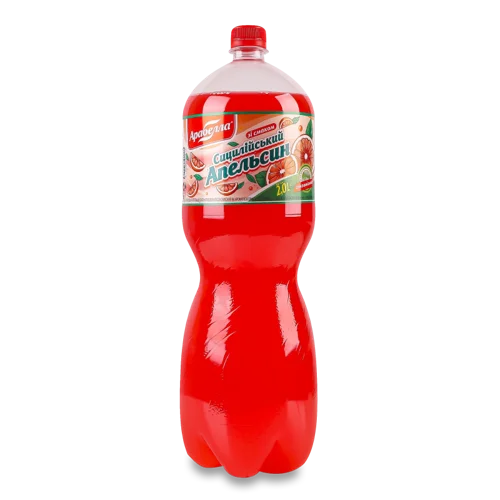 Безалкогольний Напій Сильногазований На Ароматизаторах Сицилійський Апельсин, п/пл 2л