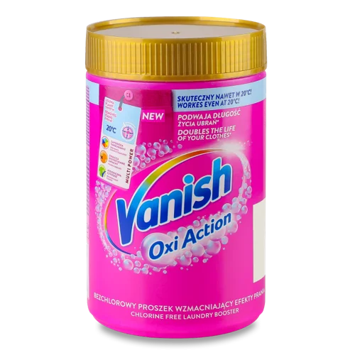 Засіб Для Видалення Плям Тканин Oxi Action Vanish, Порошкоподібний, 625г