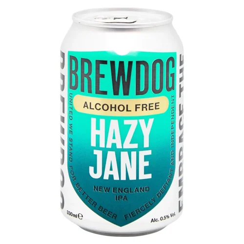 Пиво BrewDog Hazy AF безалкогольне 0,33л